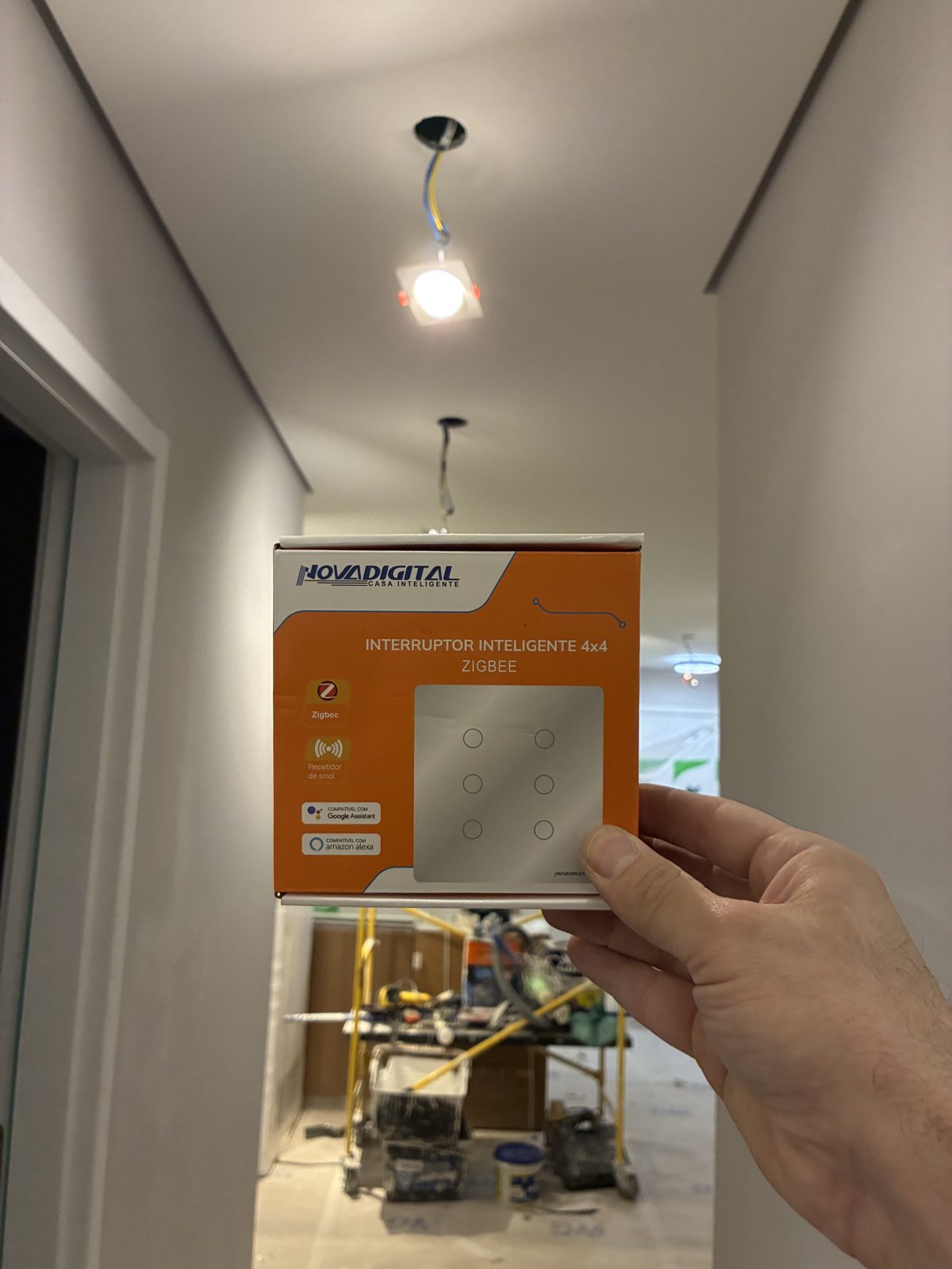 Interruptor inteligente Zigbee — automação